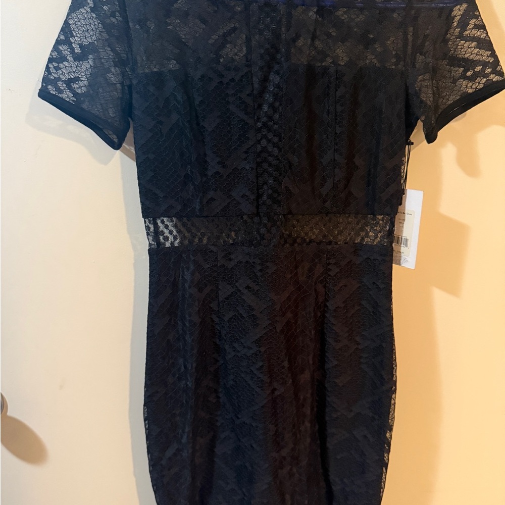 Bailey 44 Black Lace Mini Dress